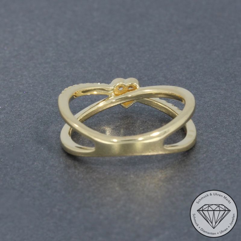 Wert 1990 € Brillant Diamant Ring in 585er 14 K Gelbgold - 94926 