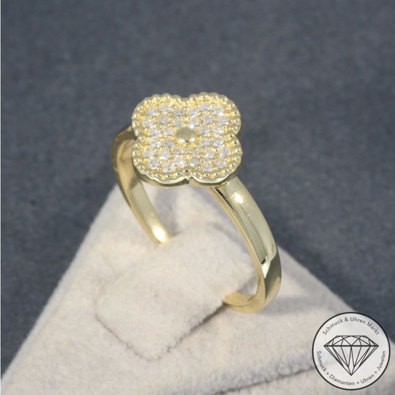 Wert 1990 € Diamant Ring (0,20 carat) in 585er 14 K Gelbgold - 94939