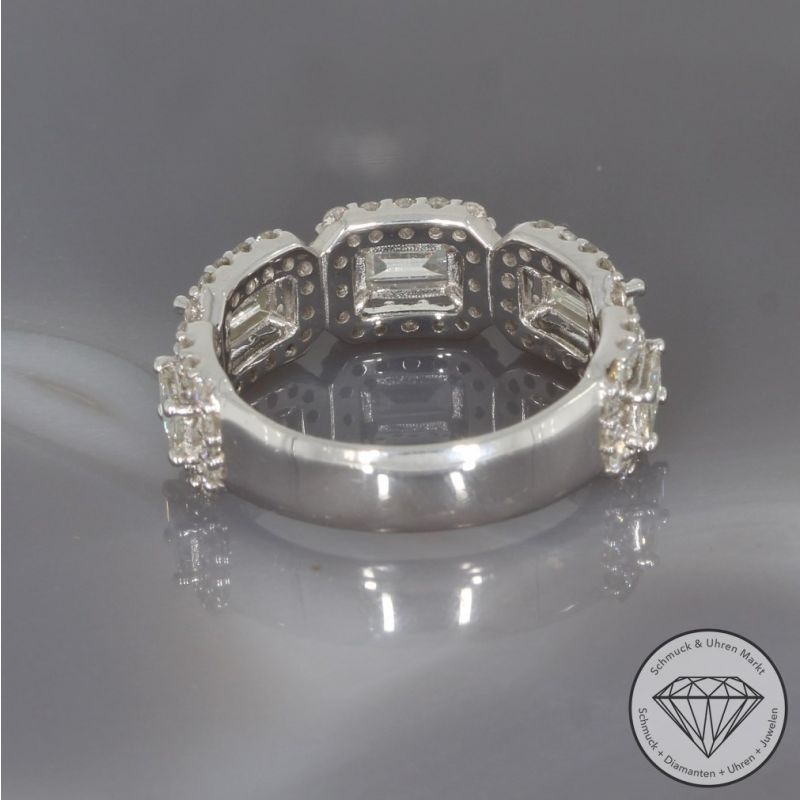 Wert 8790 € Brillant Diamant Ring in 585er 14 K Weißgold - 94945