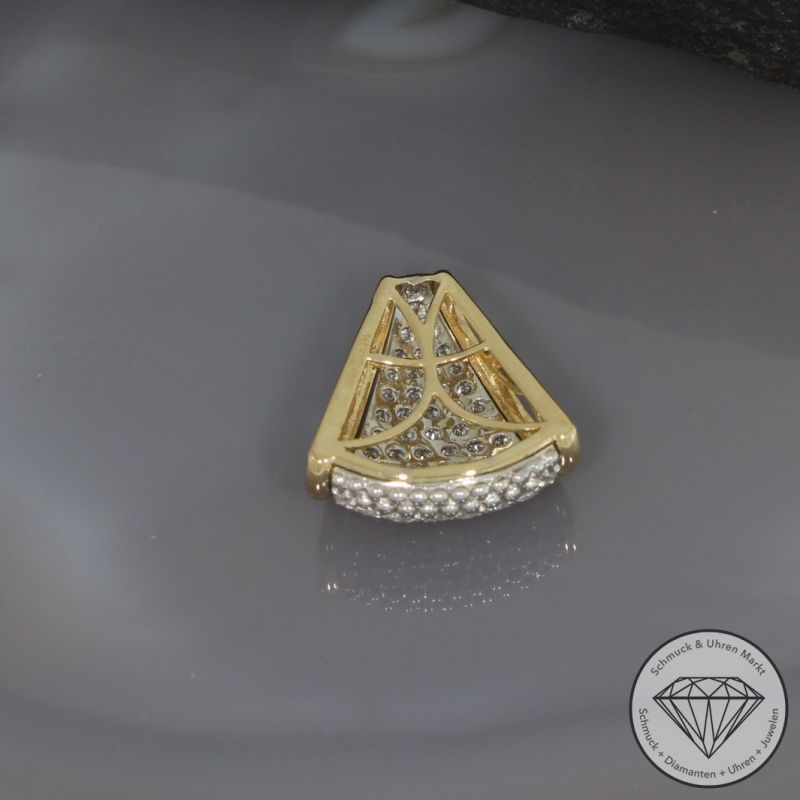 Wert 3590 € Brillant Anhänger (1,12 carat) in 585er 14 K Gelbgold - 94960