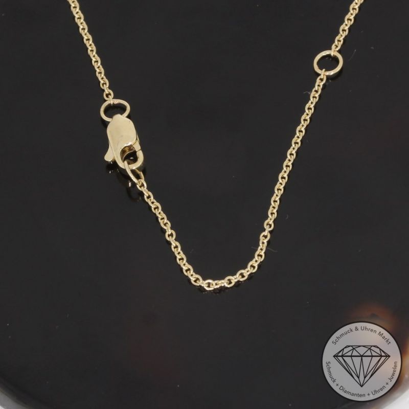 Wert 1490 € Diamant Collier Seestern in 585er 14 K Gelbgold - H716