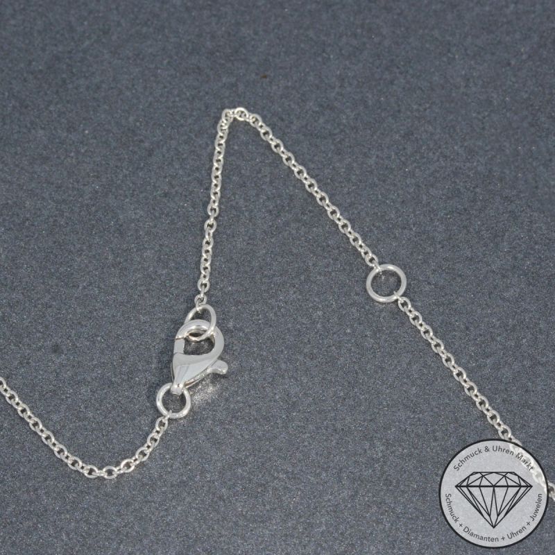 Wert 2490 € Brillant Collier (0,46 carat) in 585er 14 K Weißgold - H702