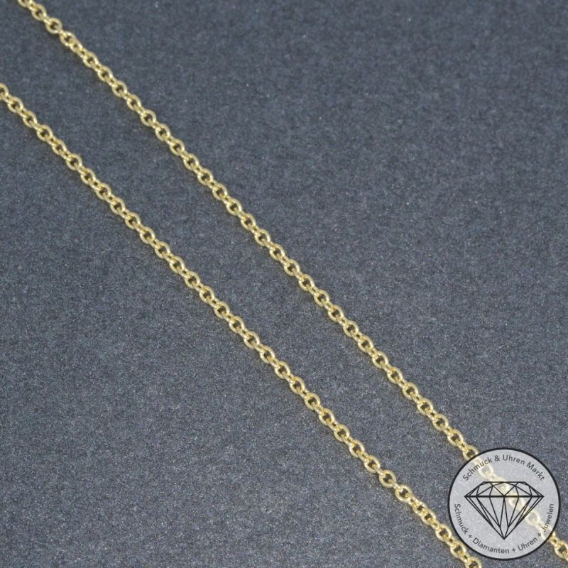 Wert 1490 € Brillant Malachit Collier in 585er 14 K Gelbgold - H695