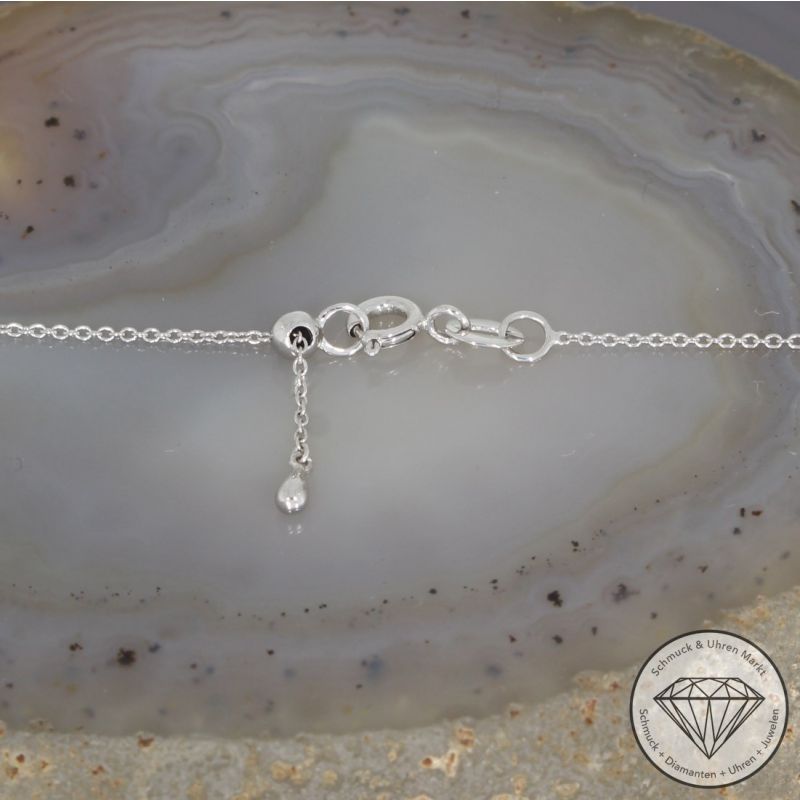 Wert 1360 € Brillant Topas Rosenquarz Anhänger mit Kette in 750er 18 K Weißgold - 95117