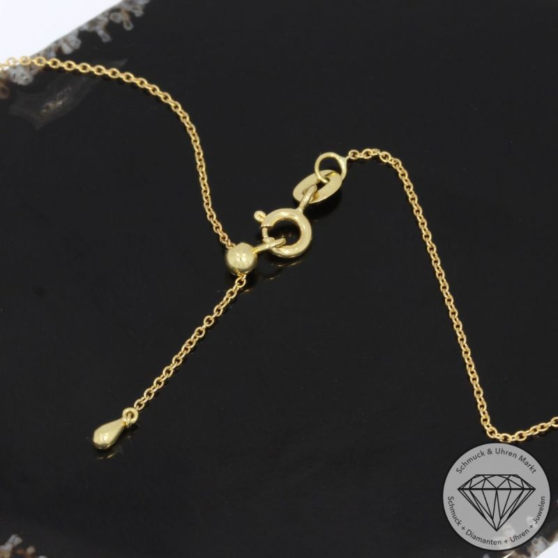 Wert 2970 € Brillant Diamant Collier in 750er 18 K Gelbgold - H1000