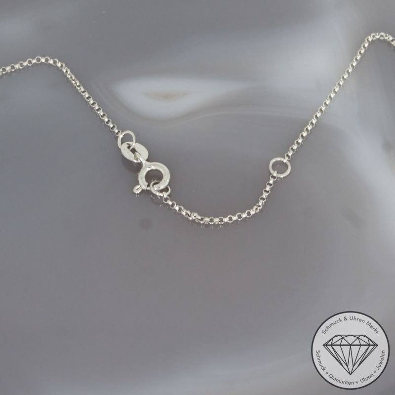 Wert 2730 € Brillant Collier (0,55 carat) in 750er 18 K Weißgold - 95135