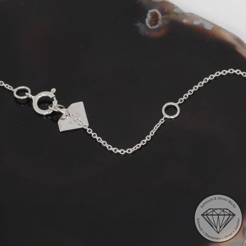 Wert 770 € Brillant Collier (0,05 carat) in 750er 18 K Weißgold - 95146