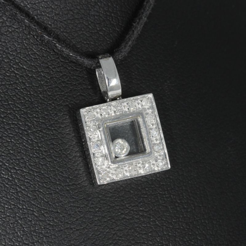 Wert 1450 € Brillant Diamant Anhänger in 750er 18 K Weißgold - 95260