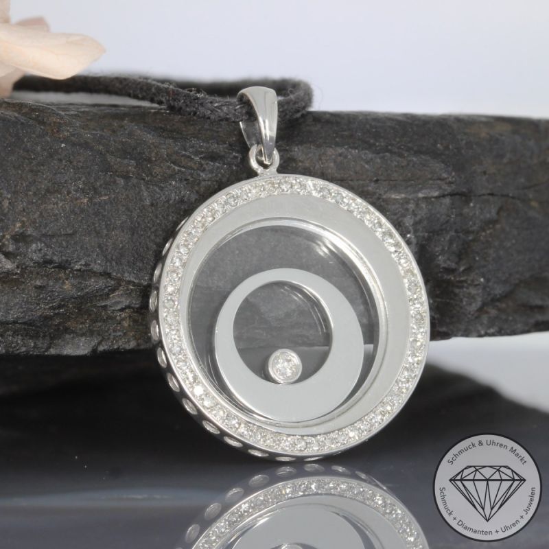 Wert 2590 € Brillant Diamant Anhänger in 750er 18 K Weißgold - 95267