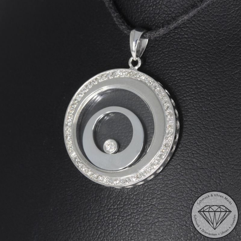 Wert 2590 € Brillant Diamant Anhänger in 750er 18 K Weißgold - 95267