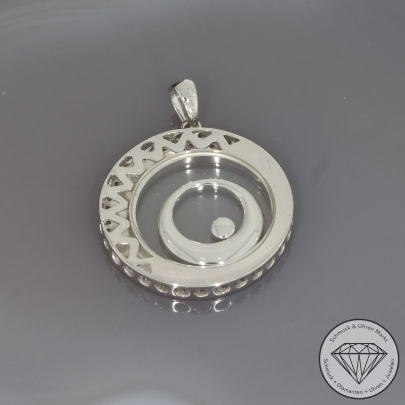 Wert 2590 € Brillant Diamant Anhänger in 750er 18 K Weißgold - 95267
