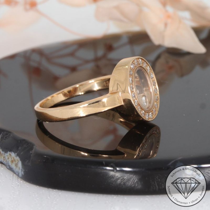 Wert 2350 € Brillant Diamant Ring in 750er 18 K Rosegold - 95282