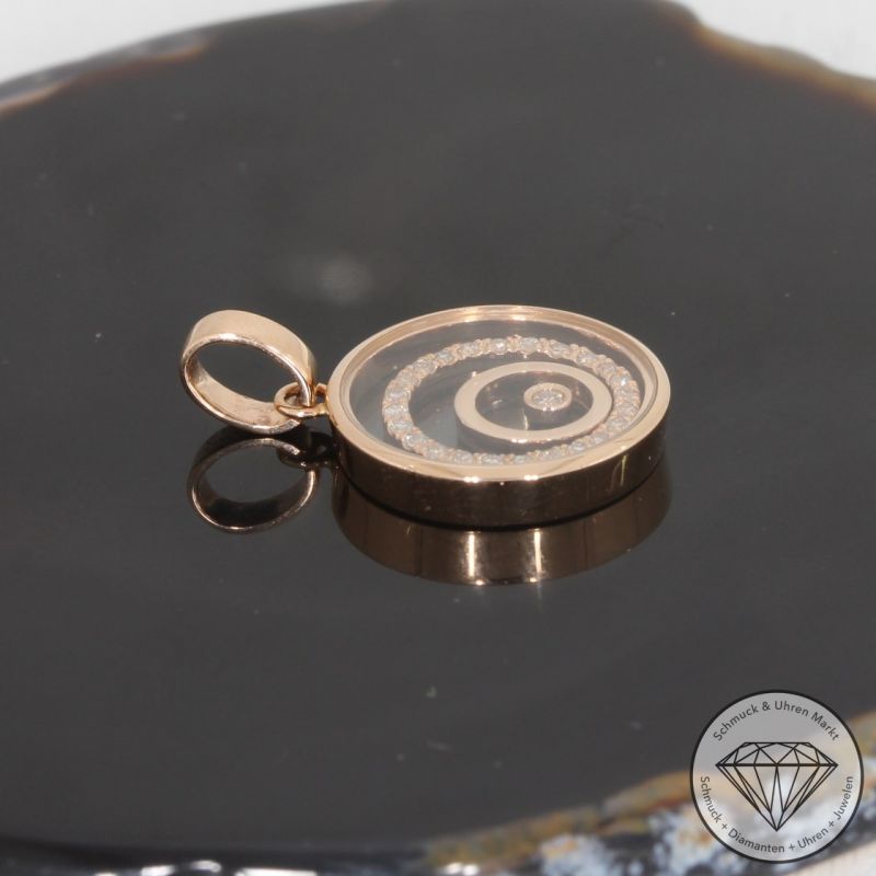 Wert 1750 € Brillant Diamant Anhänger in 750er 18 K rosegold - 95307