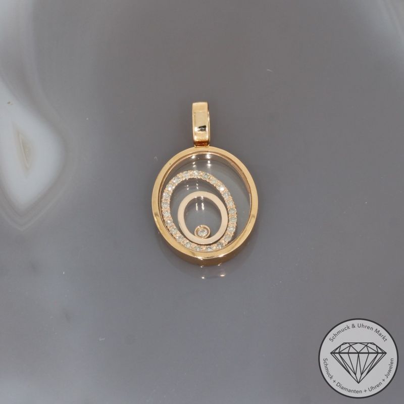 Wert 1890 € Brillant Diamant Anhänger in 750er 18 K Rosegold - 95318