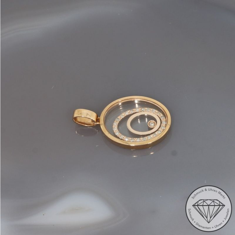 Wert 1890 € Brillant Diamant Anhänger in 750er 18 K Rosegold - 95318