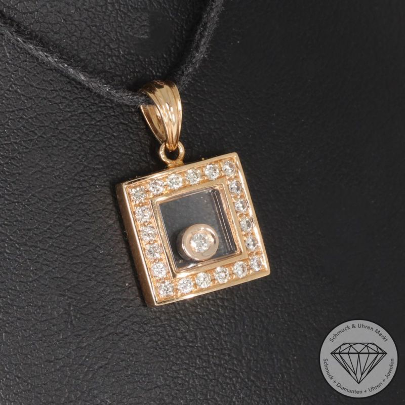 Wert 1850 € Brillant Anhänger (0,22 carat) in 750er 18 K Rosegold - 95319