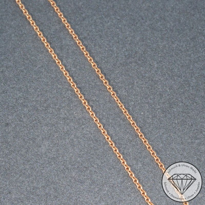 Wert 1550 € Brillant Perl Collier in 585er 14 K Rosegold - 95323