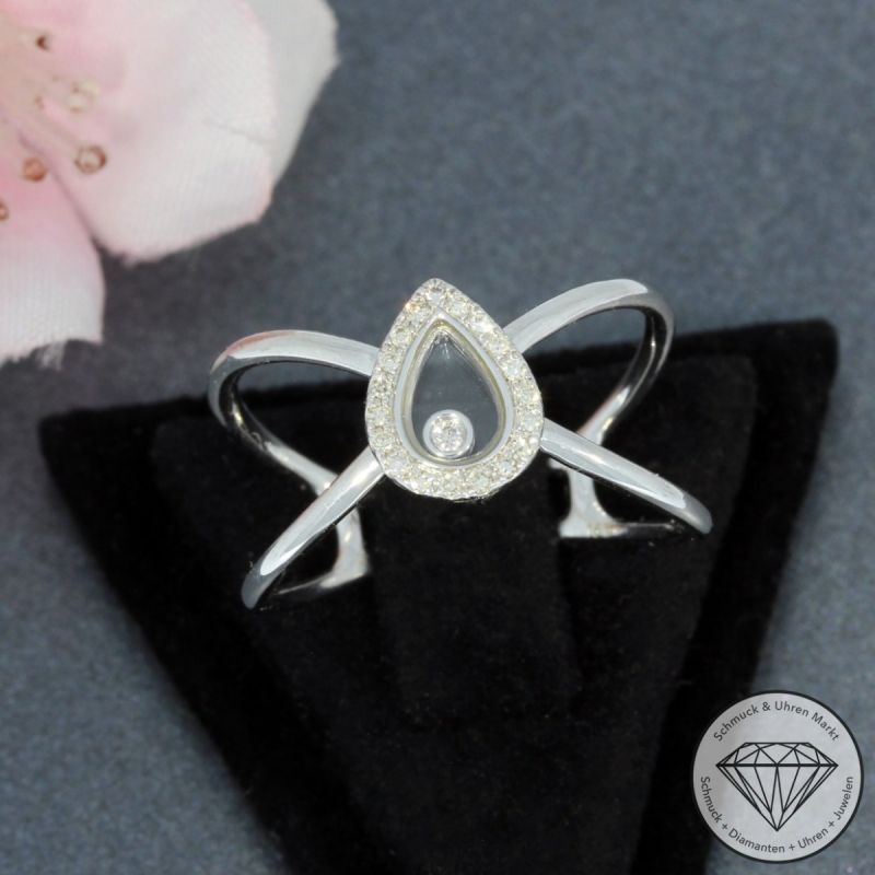 Wert 2150 € Brillant Diamant Ring in 750er 18 K Weißgold - 95335