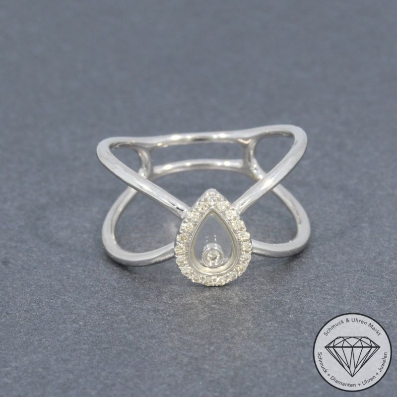Wert 2150 € Brillant Diamant Ring in 750er 18 K Weißgold - 95335