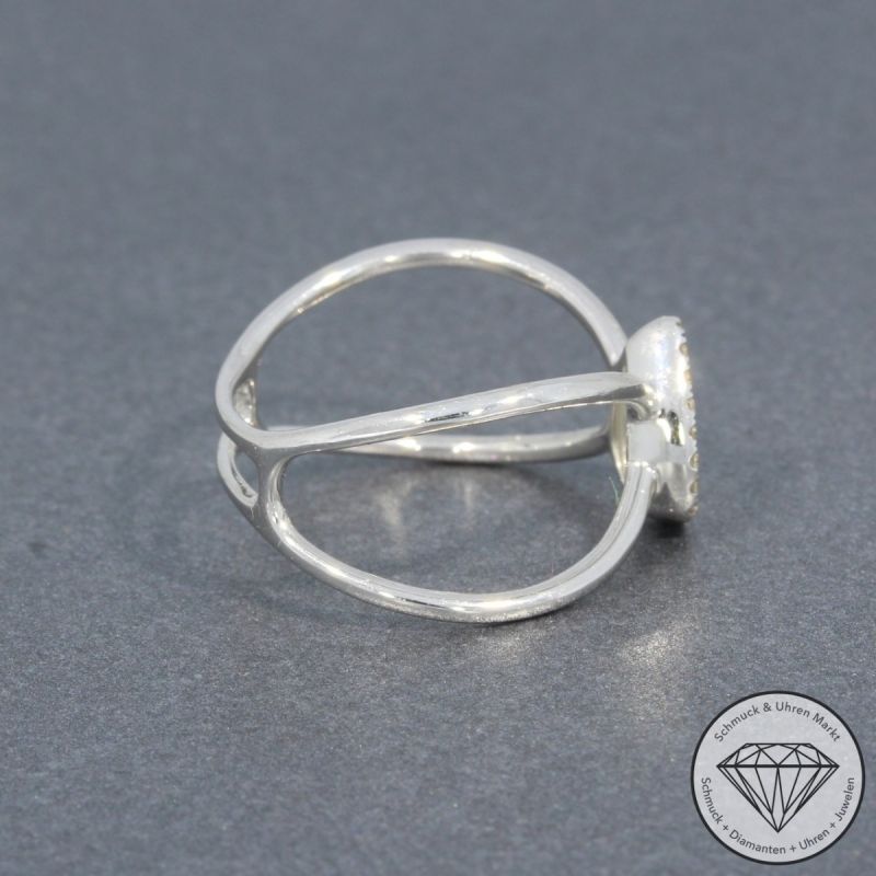 Wert 2150 € Brillant Diamant Ring in 750er 18 K Weißgold - 95335