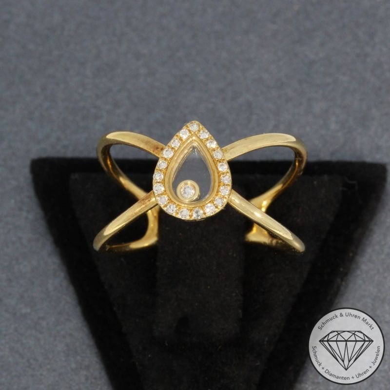Wert 2150 € Brillant Diamant Ring in 750er 18 K Gelbgold - 95336