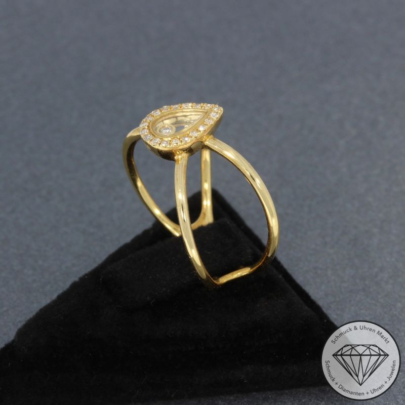Wert 2150 € Brillant Diamant Ring in 750er 18 K Gelbgold - 95336