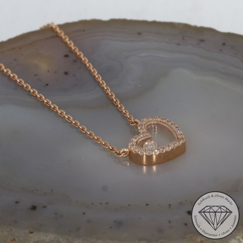 Wert 2150 € Brillant Diamant Collier in 750er 18 K Rosegold - 95337