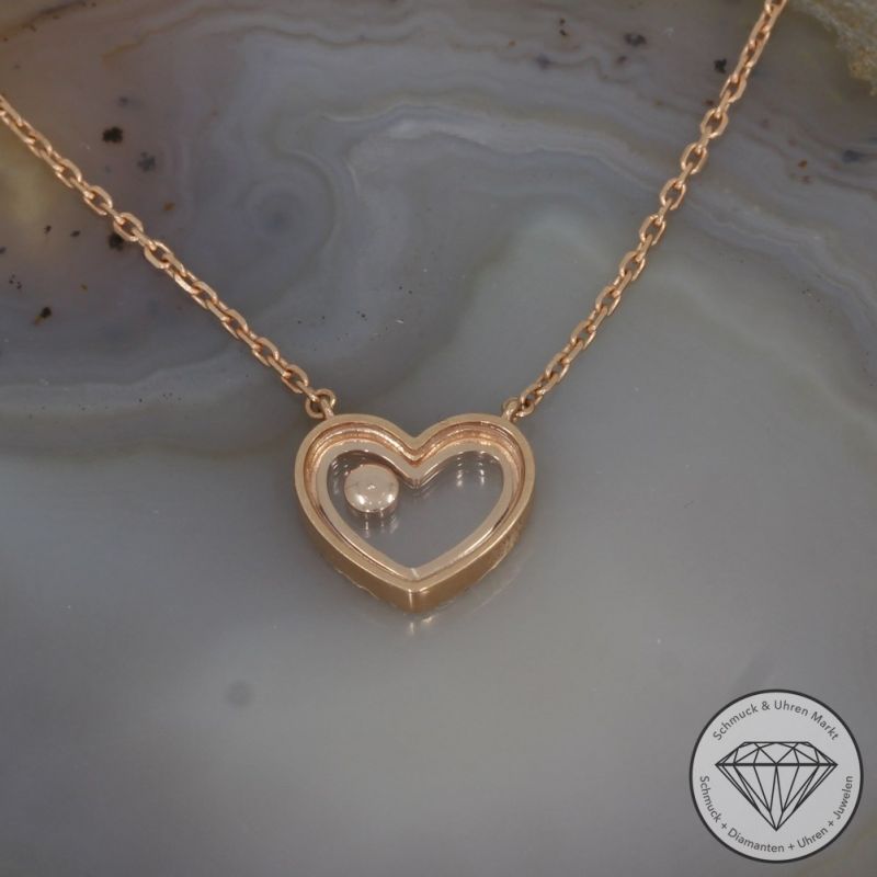 Wert 2150 € Brillant Diamant Collier in 750er 18 K Rosegold - 95337