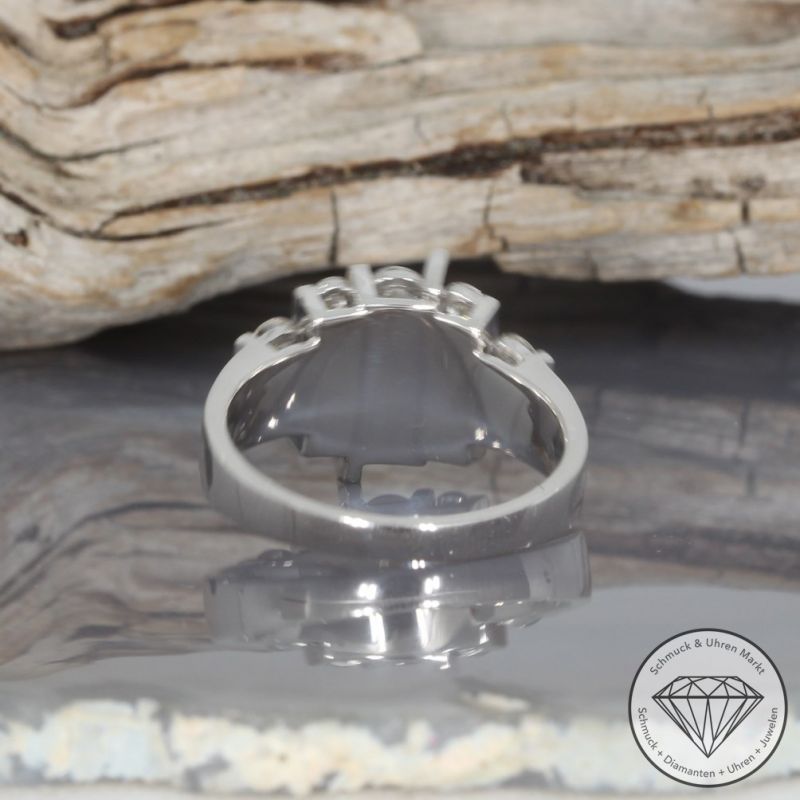 Sale! Wert 6790 € Brillant Ring (1,49 carat) in 585er 14 K Weißgold - 95592