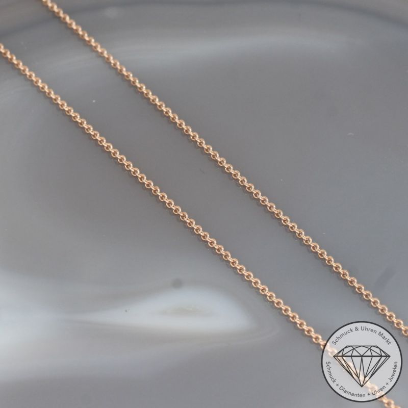Wert 2100 € Brillant Anhänger mit Kette (0,22 carat) in 585er 14 K Roségold - H1015