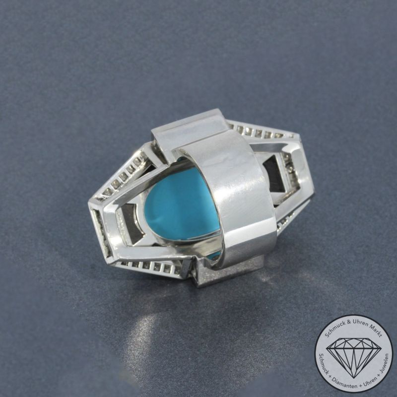 Sale! Wert 15500 € Günter Krauss Brillant Edelstein Ring in 950er Platin - 95654