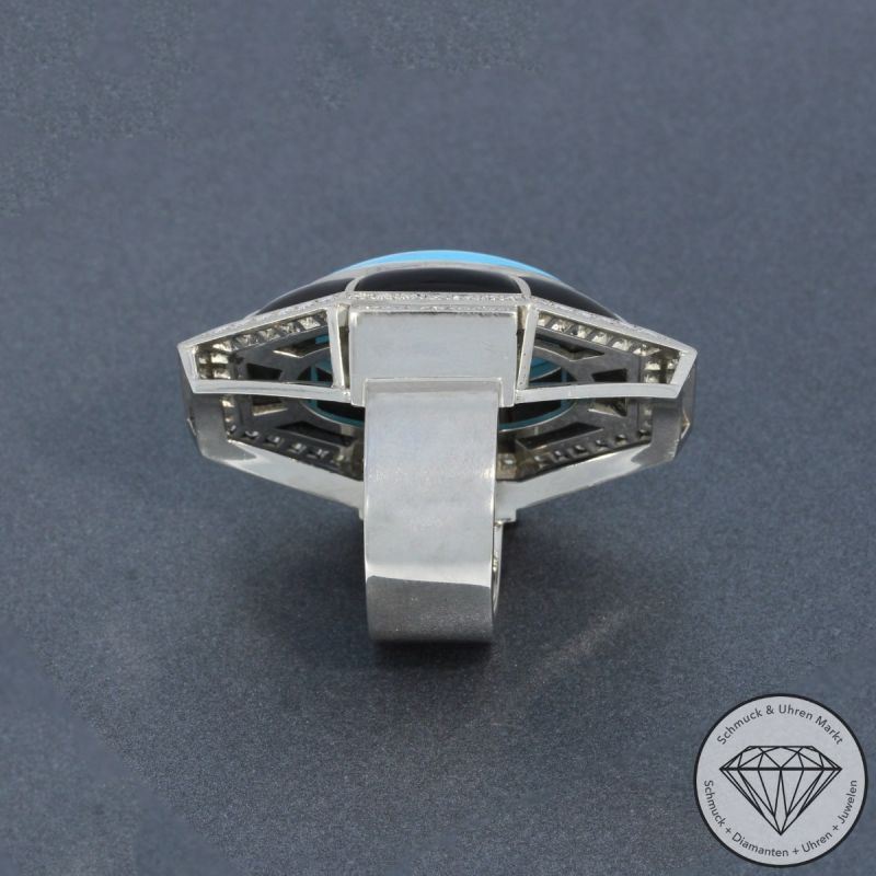 Sale! Wert 15500 € Günter Krauss Brillant Edelstein Ring in 950er Platin - 95654