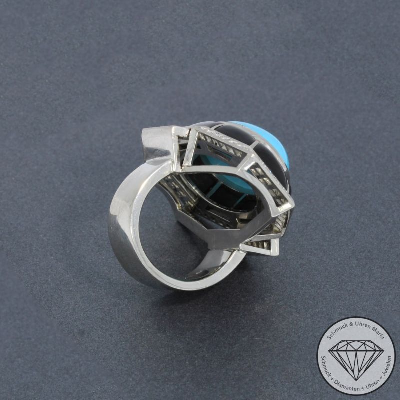 Sale! Wert 15500 € Günter Krauss Brillant Edelstein Ring in 950er Platin - 95654