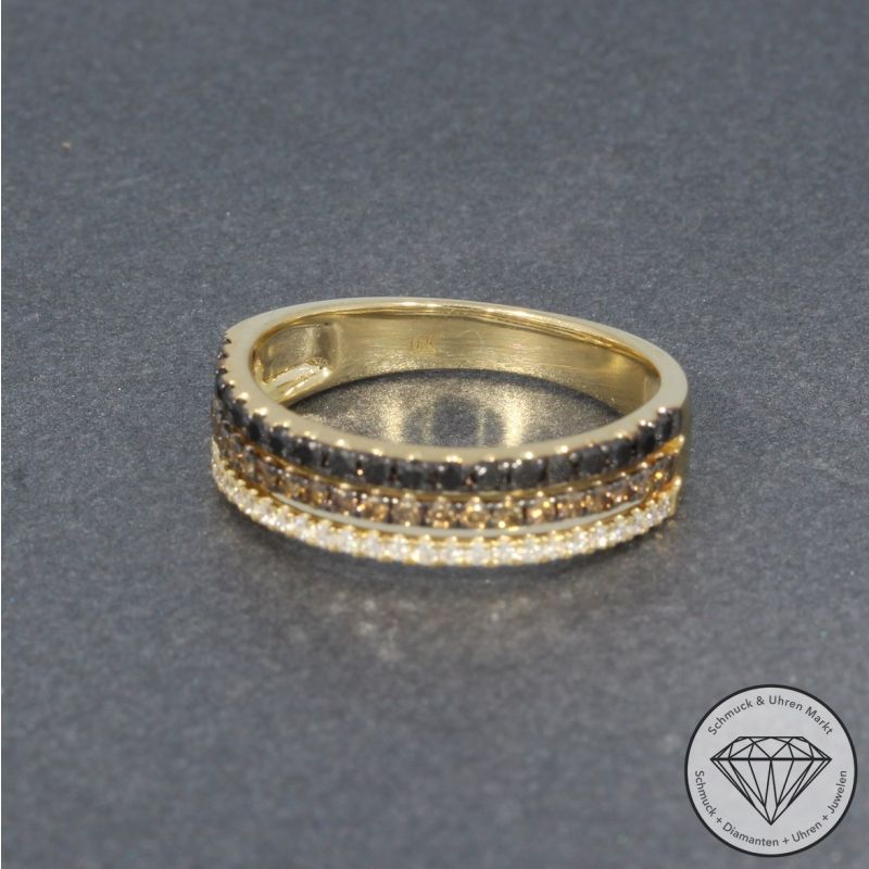 Sale! Wert 2290 € Brillant Diamant Ring in 585er 14 K Gelbgold - 95780