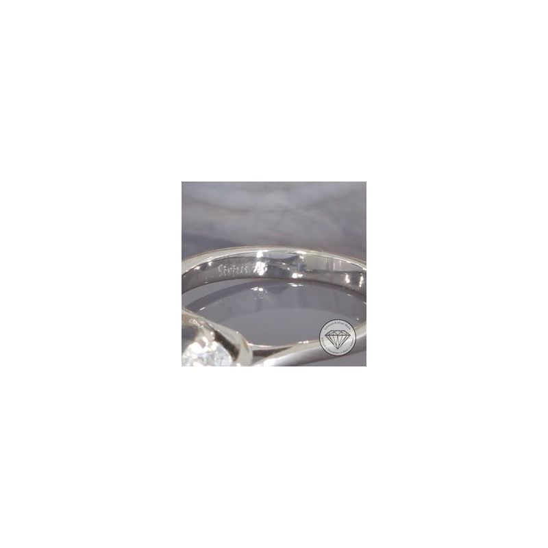 Wert 2250 € Solitär Brillant Ring (ca. 0,30 carat) in 750er 18 K Weißgold - 95942