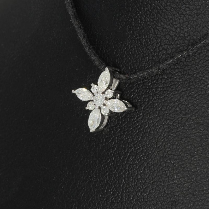 Wert 1650 € Brillant Diamant Anhänger  in 585er 14 K Weißgold - H1847
