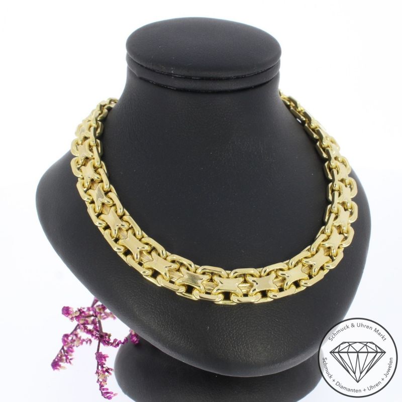 Wert 19900 € Collier (98,6 Gramm) in 750er 18 K Gelbgold - 96260