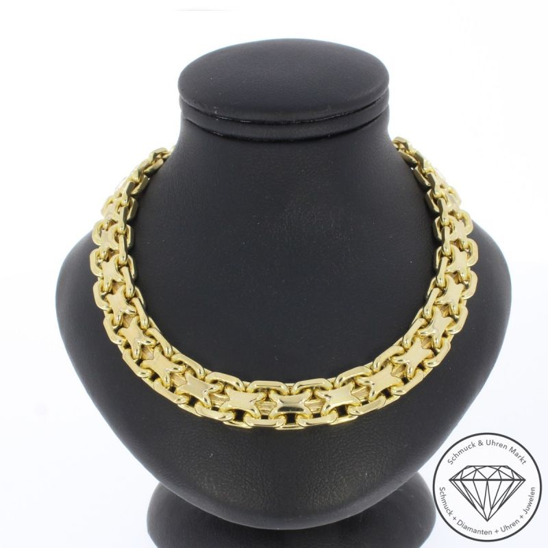 Wert 19900 € Collier (98,6 Gramm) in 750er 18 K Gelbgold - 96260