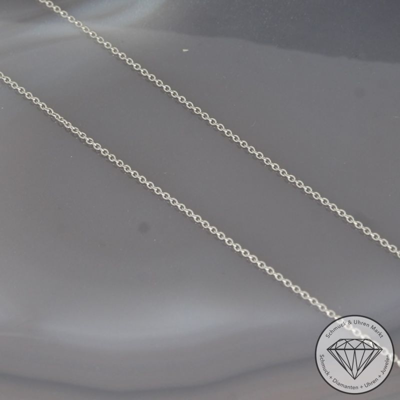 Wert 1090 € Brillant Diamant Anhänger mit Kette in 750er 18 K Weißgold - 96331