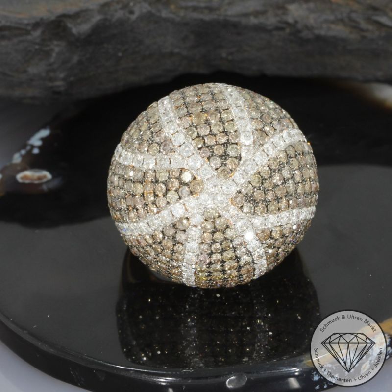 Wert 12300 € Brillant Ring (7,70 carat) in 750er 18 K Rosegold - 96351