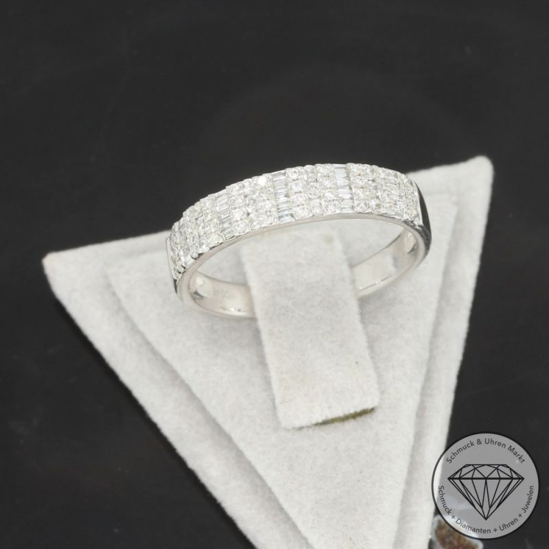 Wert 1850 € Brillant Diamant Ring in 750er 18 K Weißgold - 96377