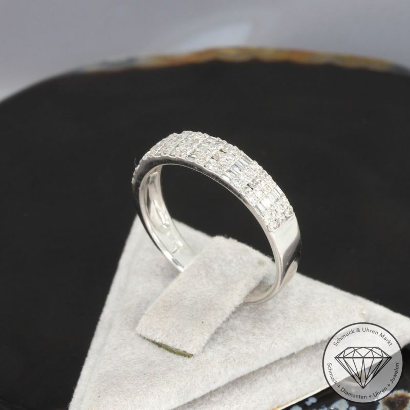 Wert 1850 € Brillant Diamant Ring in 750er 18 K Weißgold - 96377