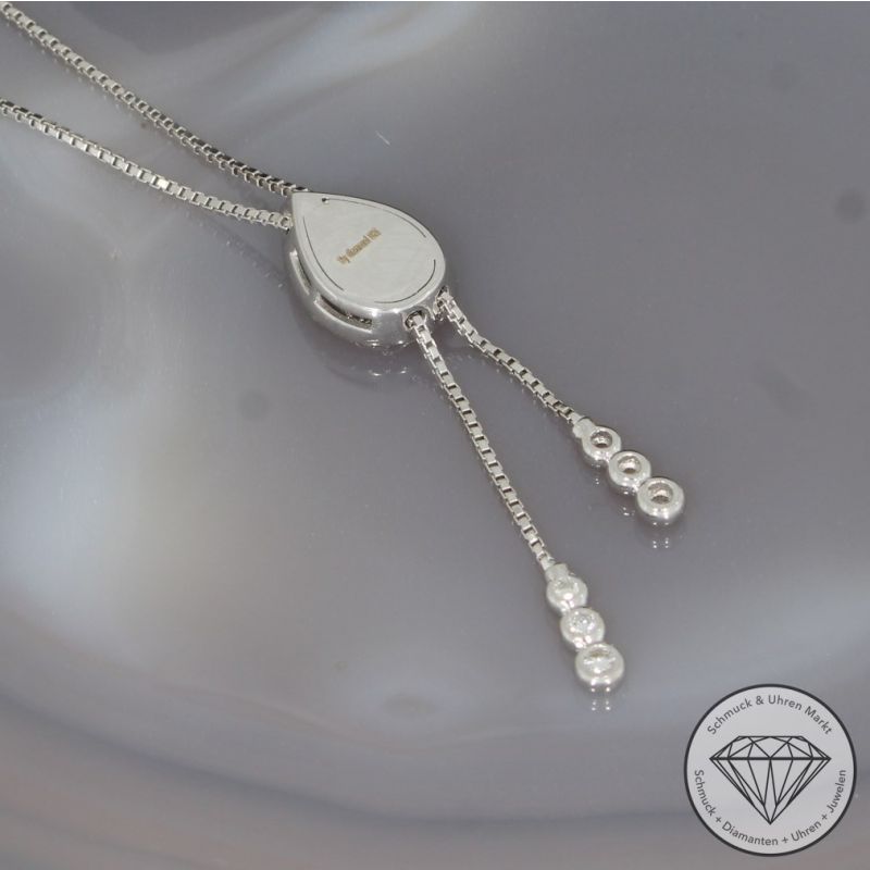 Wert 6790 € Brillant Collier (0,67 carat) in 585er 14 K Weißgold - 96392