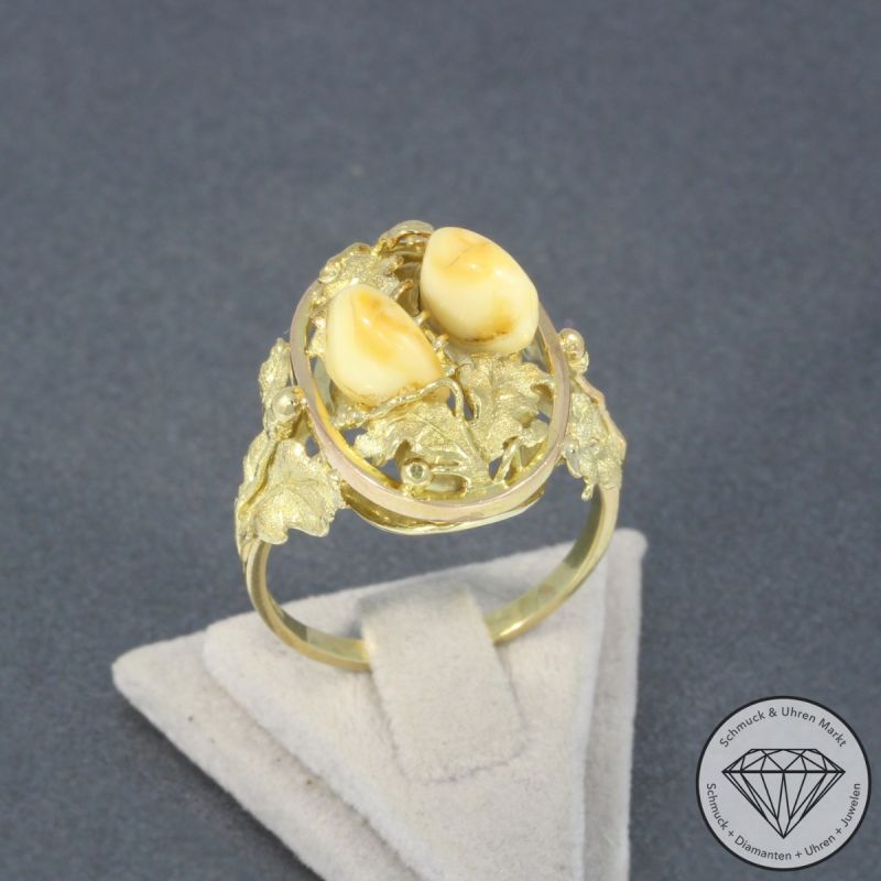 Wert 1390 € Grandel Ring in 585er 14 K Gelbgold - 96536