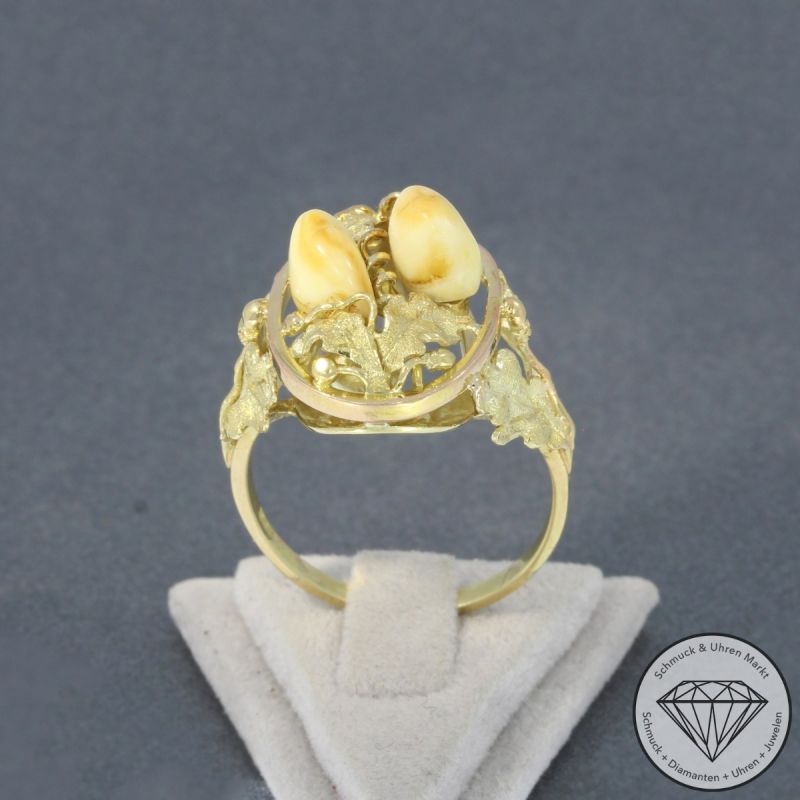 Wert 1390 € Grandel Ring in 585er 14 K Gelbgold - 96536
