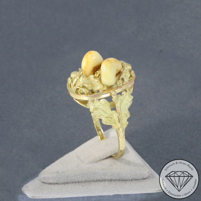 Wert 1390 € Grandel Ring in 585er 14 K Gelbgold - 96536