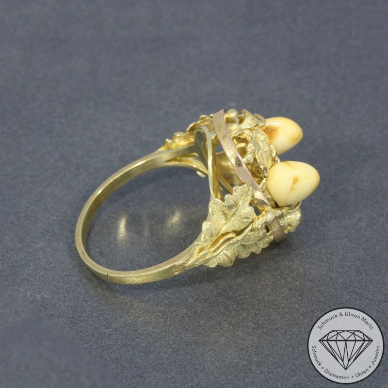 Wert 1390 € Grandel Ring in 585er 14 K Gelbgold - 96536