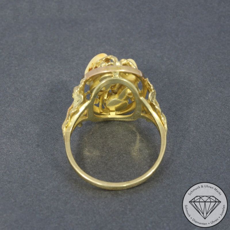 Wert 1390 € Grandel Ring in 585er 14 K Gelbgold - 96536
