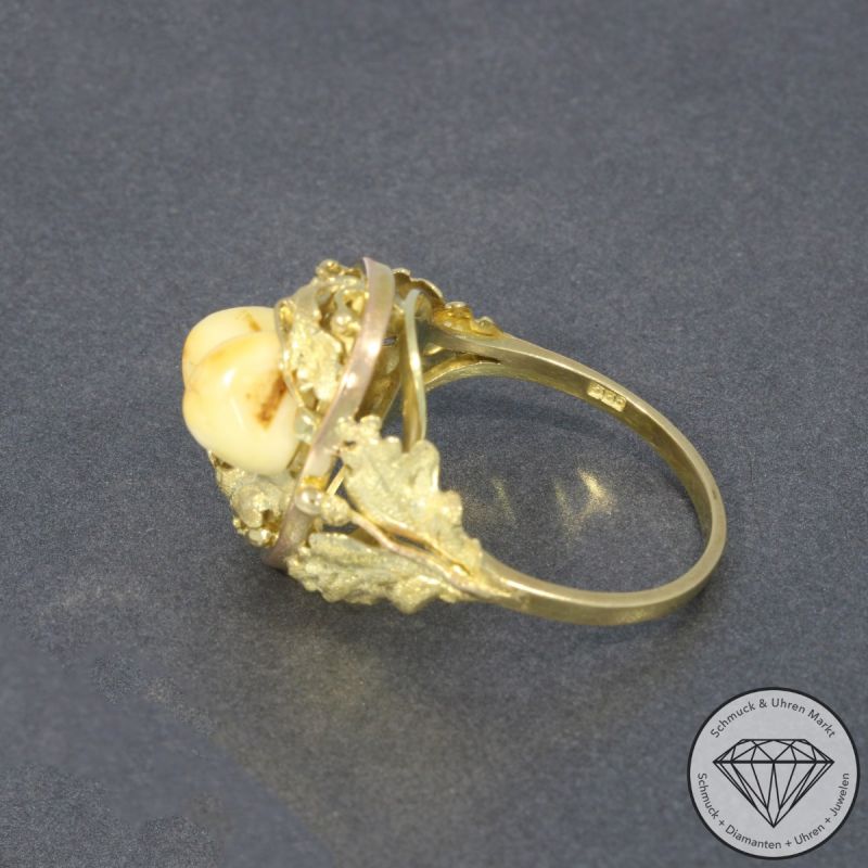 Wert 1390 € Grandel Ring in 585er 14 K Gelbgold - 96536