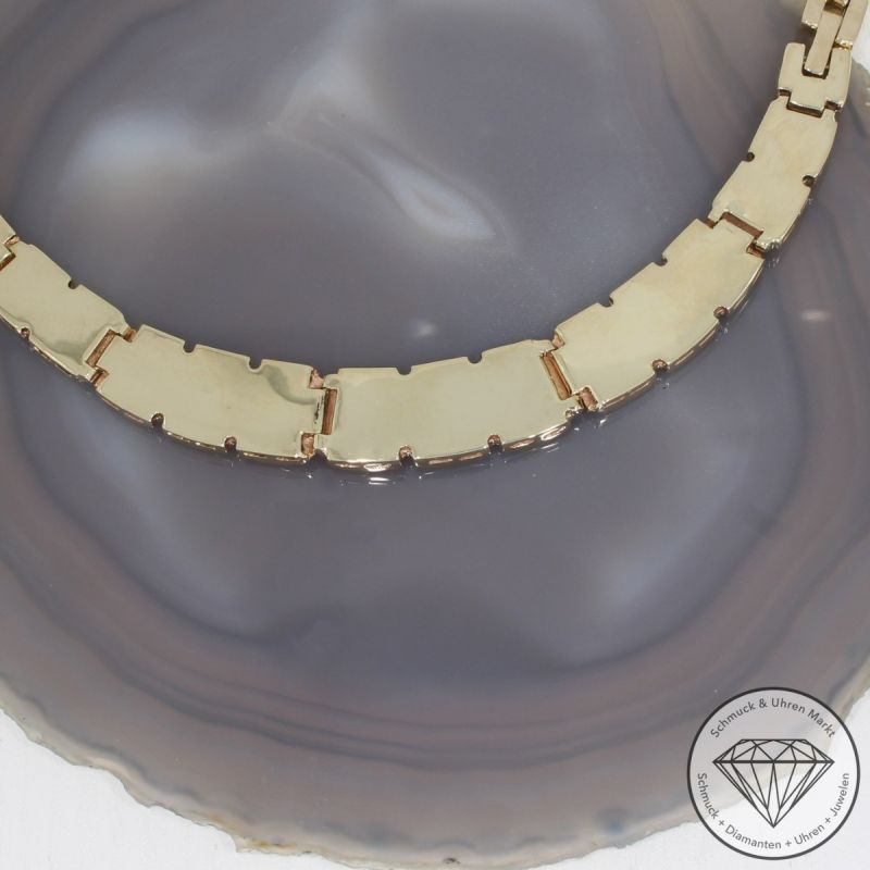 Wert 17990 € Bicolor Collier (121,00 Gramm) in 585er 14 K Gold - 96571